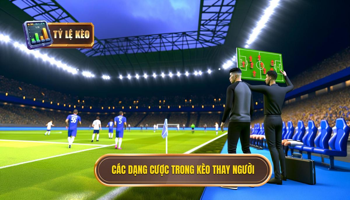 Các dạng cược phổ biến trong kèo số lần thay người