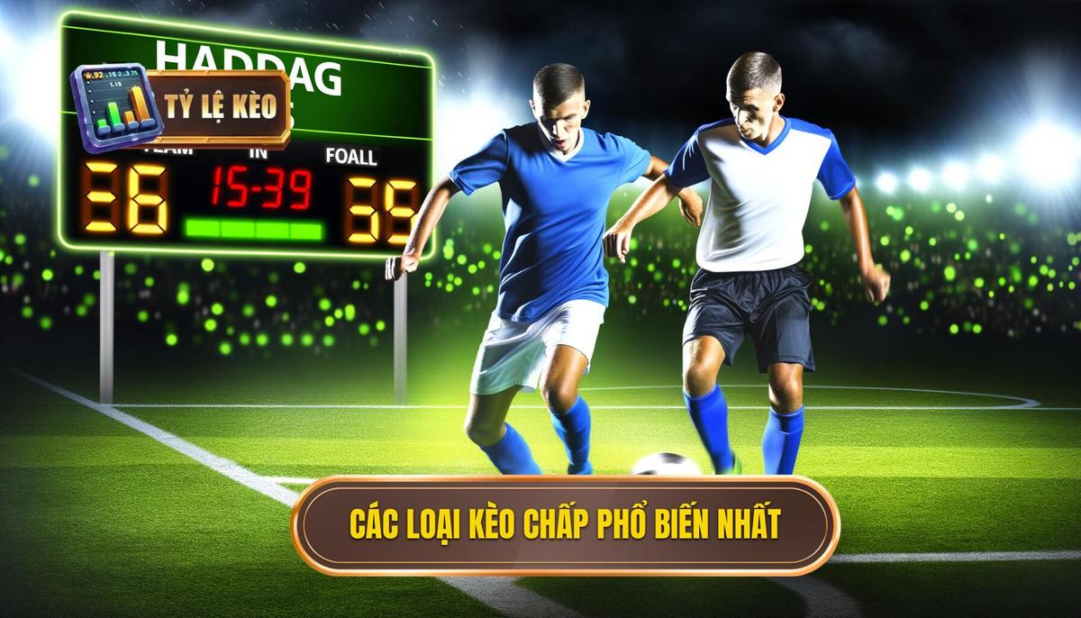  Các loại kèo chấp phổ biến