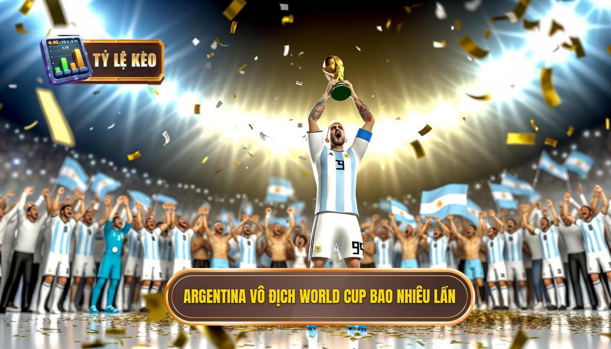 Argentina vô địch World Cup bao nhiêu lần