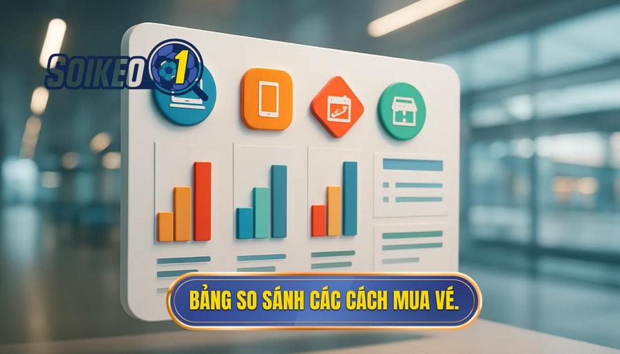 3. Bảng so sánh các cách mua vé.