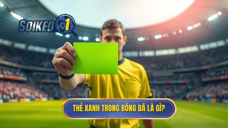 Khái niệm: Thẻ xanh trong bóng đá là gì?