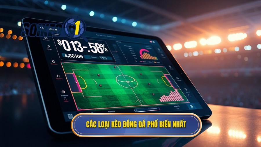 Các loại kèo bóng đá trực tuyến phổ biến nhất hiện nay