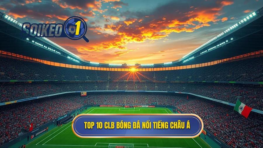 Chi tiết Top 10 CLB nổi tiếng nhất châu Á hiện nay
