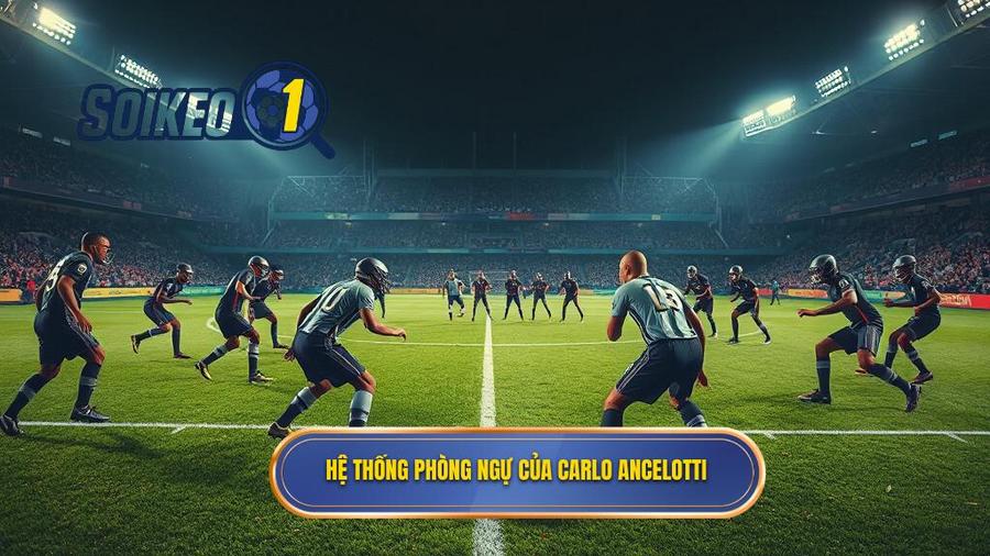 Hệ thống phòng ngự trong Chiến thuật Carlo Ancelotti