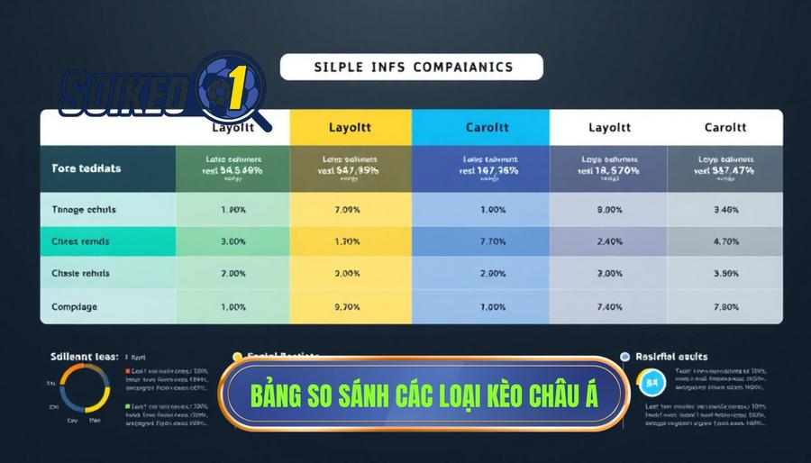 Bảng so sánh các loại kèo châu Á phổ biến