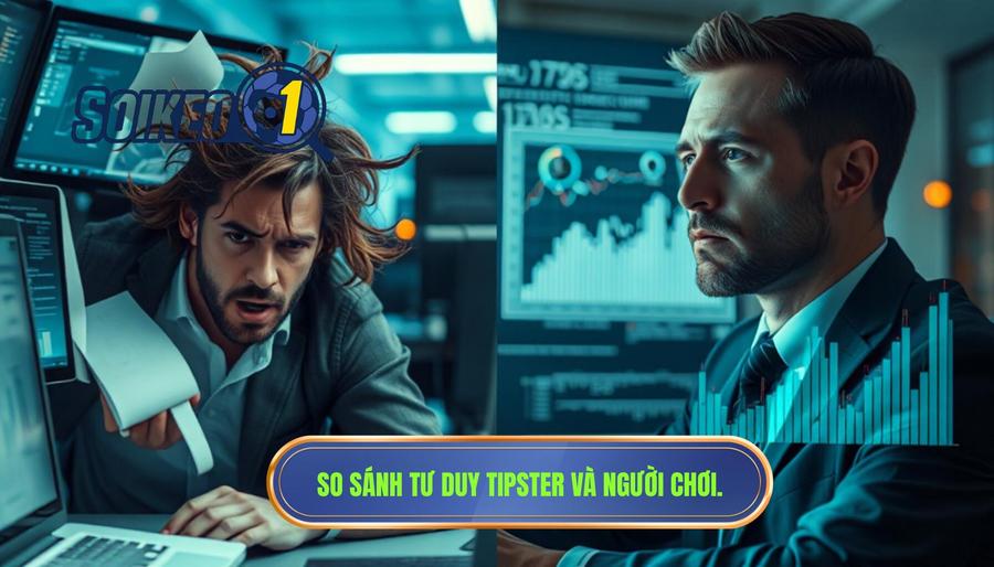 Bảng so sánh tư duy người chơi nghiệp dư và Tipster chuyên nghiệp
