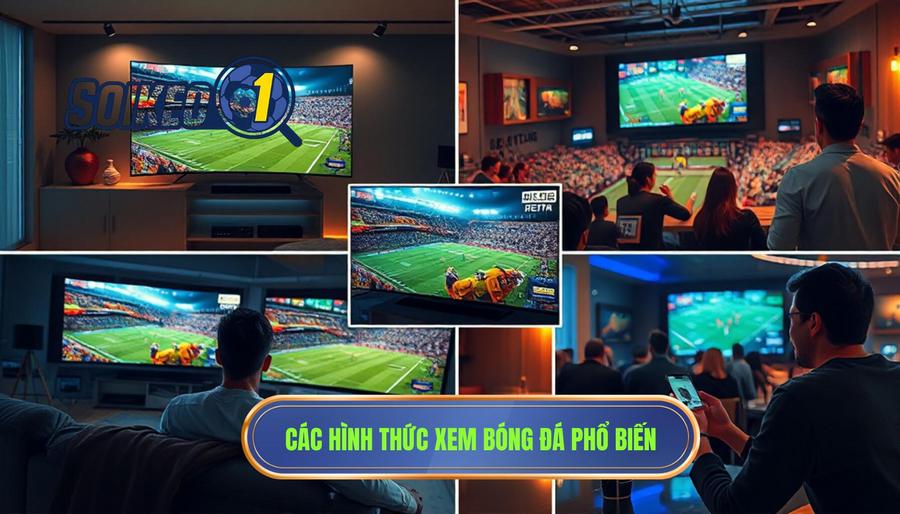 Phân tích các hình thức xem bóng đá hiện nay