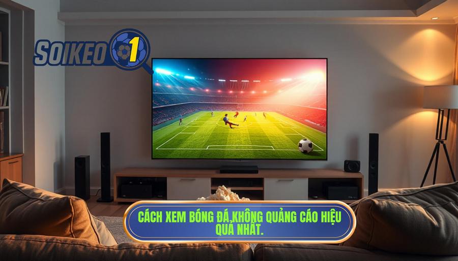 Cách để xem bóng đá không quảng cáo hiệu quả nhất